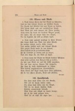 [Der Eltern Müh' und Sorge]