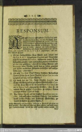 Responsum