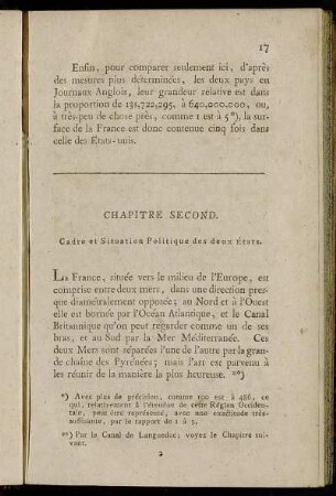 Chapitre Second. Cadre et Situation Politique des deux États.