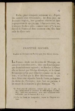 Chapitre Second. Cadre et Situation Politique des deux États.