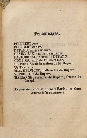 Les deux Philibert