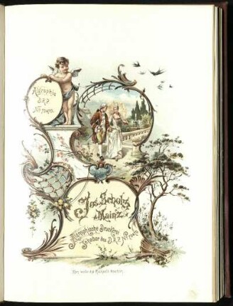 Algraphie D.R.P. No. 72470, Jos. Scholz, Mainz, Algraphische Druckerei, Inhaber des D.R.P. No. 72470