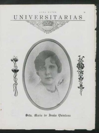 Universitarias - Srta. María de Jesús Quintana