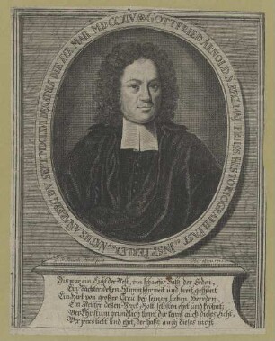 Bildnis des Gottfried Arnold