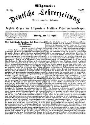 Über individuelle Erziehung des Kindes durch die Volksschule