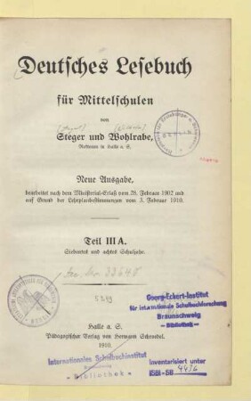 A: Siebentes und achtes Schuljahr