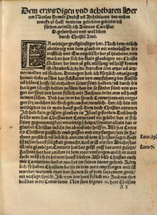 Uon den empfahern zaychen vnd zusag des hailigen sacraments flaisch vn[d] bluts Christi