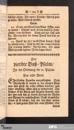 Der vierdte Buß-Psalm