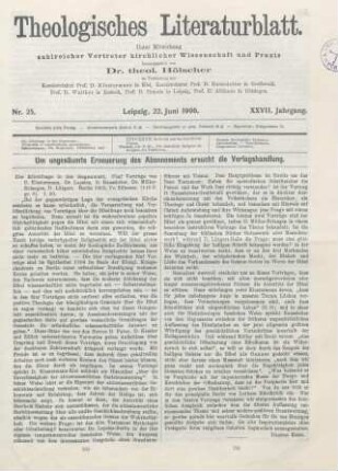 289-290 [Rezension] Die Bibelfrage in der Gegenwart