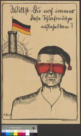 Wahlplakat der DDP zu den Reichstagswahlen am 4. Mai 1924