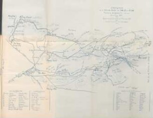 Croquis de la région-ouest de Cam-Lo et Ai-Lao