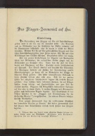 Das Flaggen-Zeremoniell auf See
