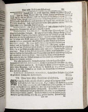 VII. Von dem Ertz-Bißthum Saltzburg.