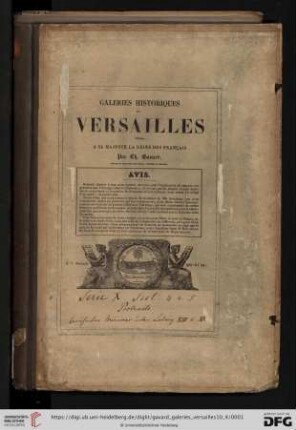 Série 10, Portraits divers ; Section 4: Galeries historiques de Versailles: dédiées à sa majesté la reine des francais: Personnage célèbres sous le règne de Louis XIII