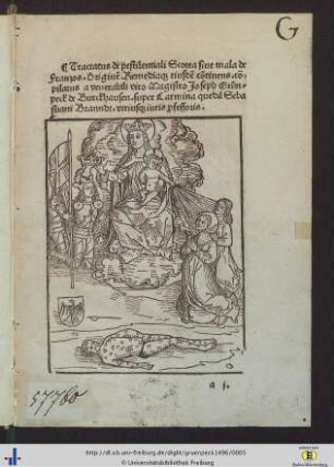 Tractatus de pestilentiali Scora siue mala de Franzos.