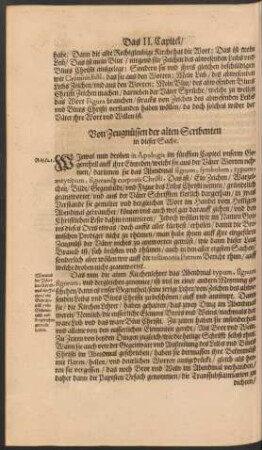 Von Zeugnüssen der alten Scribenten in dieser Sache.