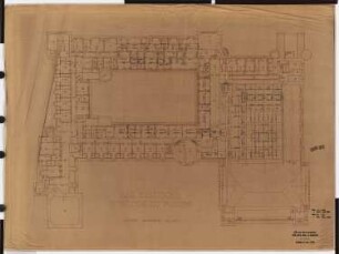 Schloss Posen, Posen Umbau: Positionsplan DG 1:100