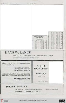 Nr. 39/40 (27. Sept. 1942), S. 3: Preisberichte