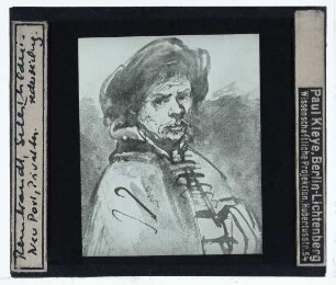 Rembrandt, Selbstbildnis (Zeichnung) (New York MMA 1975.1.800) : 1635 - 1640
