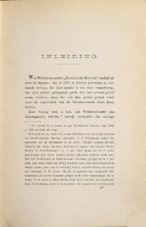 De Synode te Emden 1571 : academisch Proefschrift