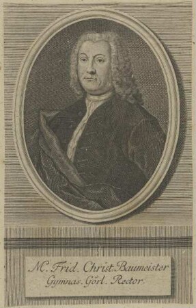 Bildnis des Frid. Christ. Baumeister