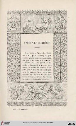 3. Pér. 8.1892: L' Acropole d'Athènes