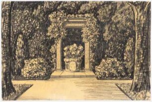 Park: Perspektivische Ansicht