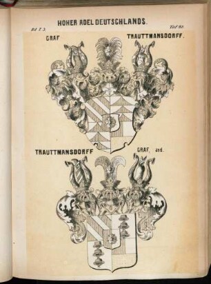 Taf. 92. Graf Trauttmansdorff. - Trauttmansdorff Graf, and.