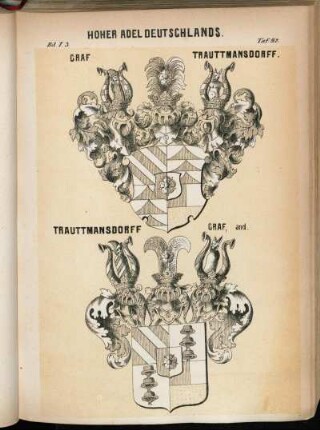 Taf. 92. Graf Trauttmansdorff. - Trauttmansdorff Graf, and.