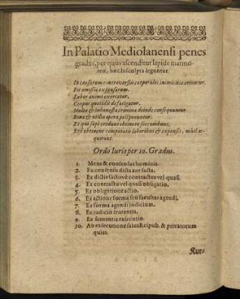 In Palatio Mediolanensi penes gradus [...]