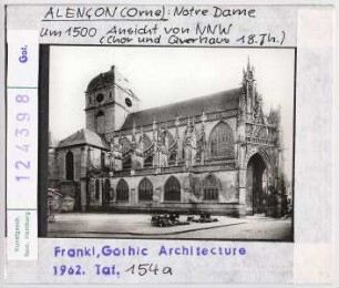 Alençon: Notre Dame, Ansicht von Nord-Nordwest