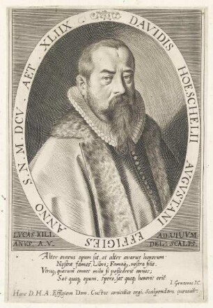 Bildnis des David Hoeschelius