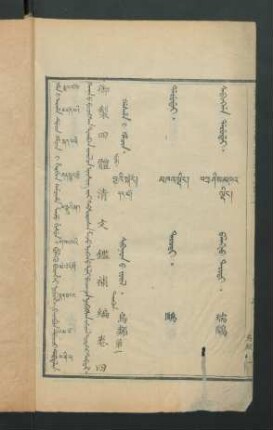 niyecehe banjibun 4 = བམ་པོ་བཞི་པ = tuidagar tabdar = 補编卷四