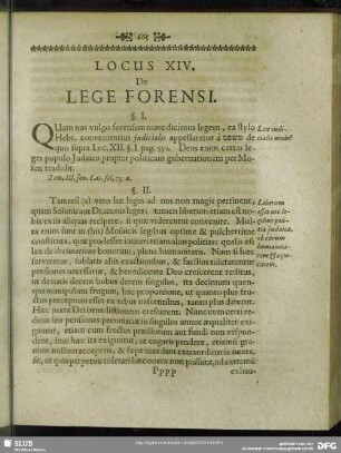 Locus XIV. De Lege Forensi