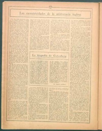 Las excentricidades de la aristocracia inglesa
