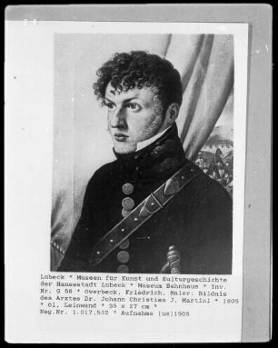 Bildnis des Arztes Dr. Johann Christian J. Martini