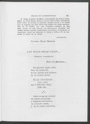Las hojas secas caían