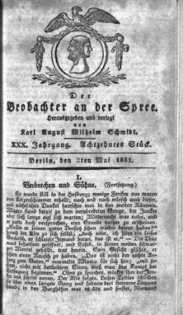 18. Stueck, 2. Mai 1831