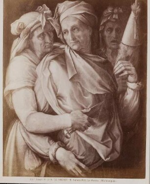 Michelangelo Buonarroti (zugeschr.): Die drei Parzen, Galleria Palatina, Palazzo Pitti, Florenz