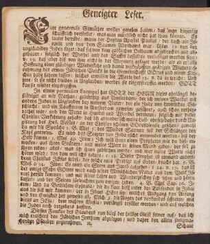 Geneigter Leser