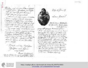 Einzelbrief von Haslimann, Karolina an Rösch, Julius