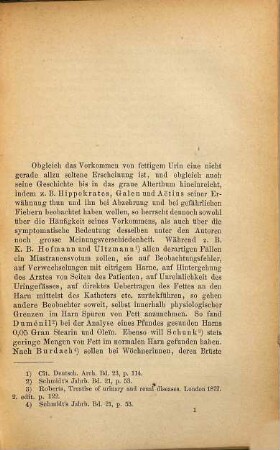 Ueber Fett-Harn : Inaug.-Dissertation