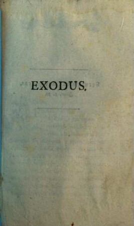 Vulgata Paraphrastica, [2]. Exodus