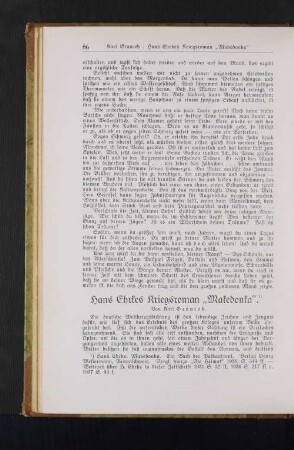 Hans Ehrkes Kriegsroman "Makedonka". Von Karl Graucob.