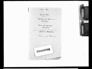 Stellen und Personal (1883-1899)