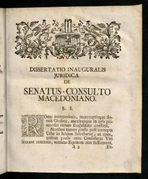 3-14, De Senatus-Consulto Macedoniano