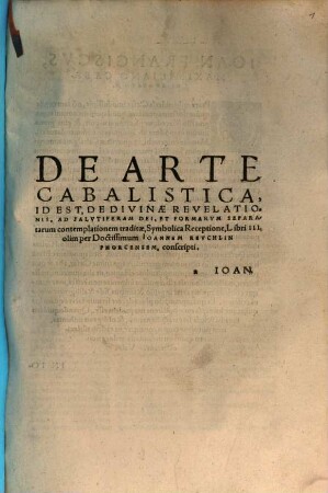 Joannis Pici Opera omnia et Joannis Franc. Pici opera in volumine secundo, 1