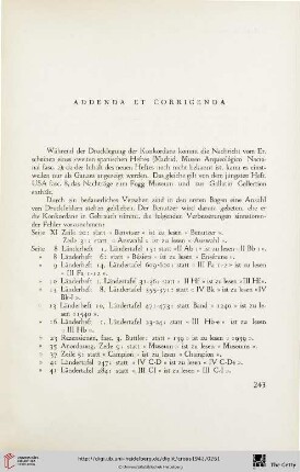 Addenda et corrigenda