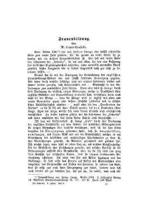 Frauenbildung