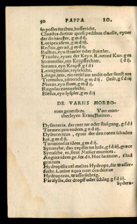 De Variis Morborum generibus ...